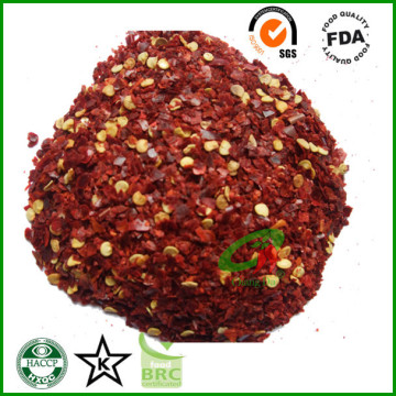 Dried Red Chilli Crush,Red Hot Chilli Crush,1st Grade Red Yidu Chilli Crush Seedless