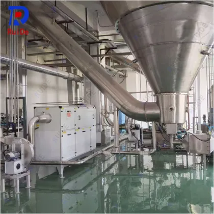 Probiotic powder spray tower