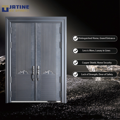 Изготовленные на заказ металлические ворота для доступа к частной вилле