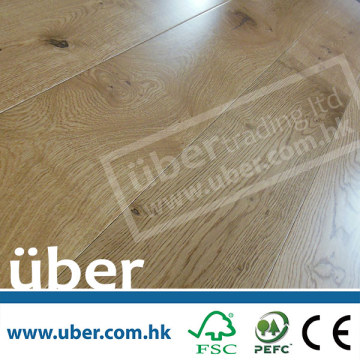 UV Lacquered oak(European White Oak timber) Engineered Waterproof Wood Flooring