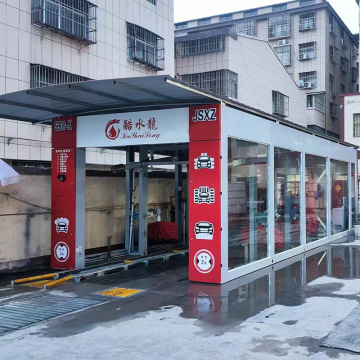 KUSHUILONG tunnel automatic car washing machine can wash 3 cars at the same time