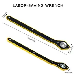 Professional Labor-Saving Car Repair Tools: Jack, Ratchet, Wrench, and Scissor Jack Set for Garage and Tire Maintenance