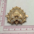 Ornement de boucle de mode avec nœud papillon en perles en forme d'amour