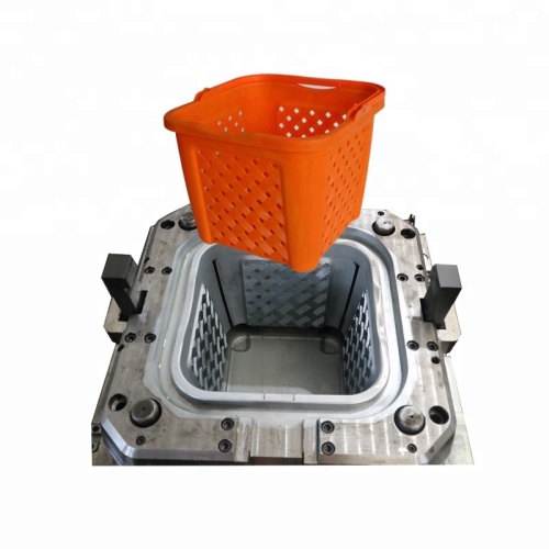 Customer design plastic shopping basket mould