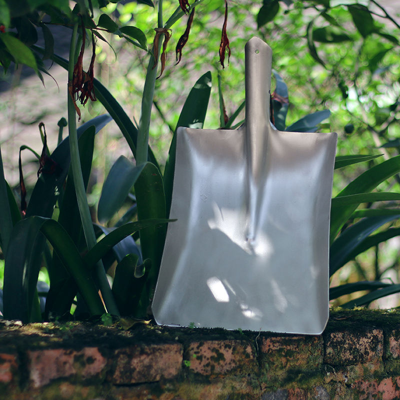 Stainless steel shovel thickened all steel pointed flat shovel agricultural flower shovel outdoor