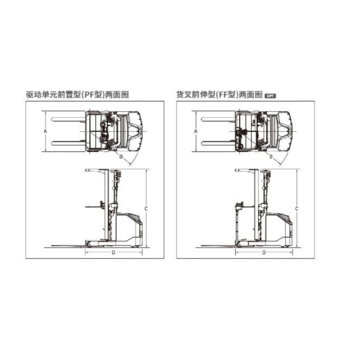 Вилочный погрузчик для подбора заказов Toyota 1,5 тонны
