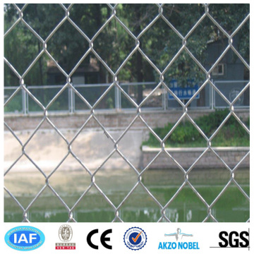 Galvanized chain link fence (factory)