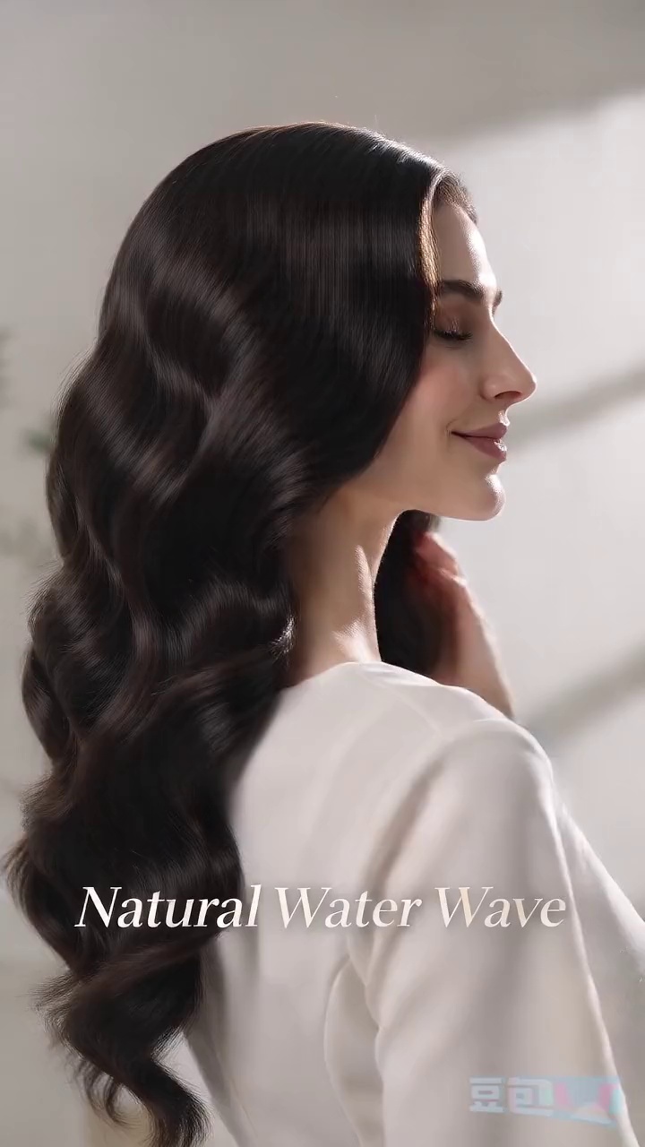 Water Wave V Part Human Hair Wig
