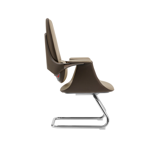 Mesa y silla de la sala de juntas