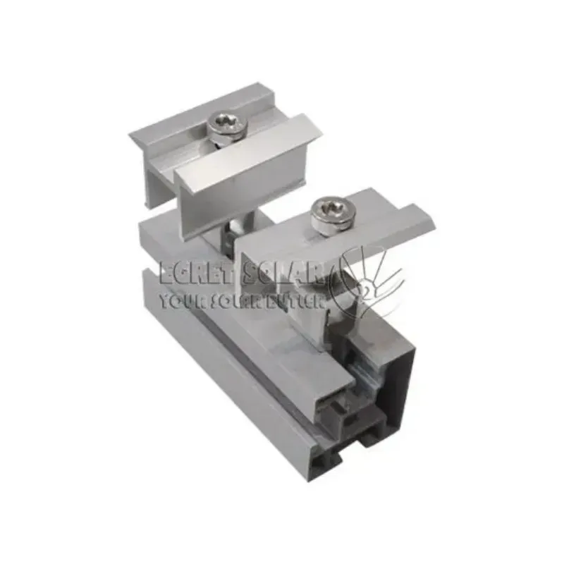 Egret Industrial Aluminum Alloy Solar Panel Roof Mounting Rail