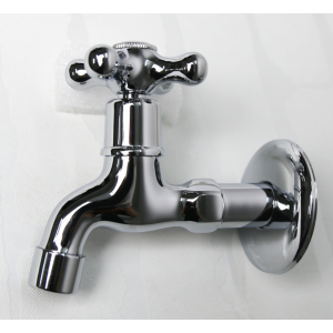 크로스 핸들 크롬 도금 컨템포러리 워시 싱크 믹서 황동 탭 분지 기둥 퀵 오픈