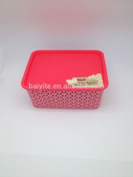 Plastic Fruit and vegetable basket Storage Basket color box