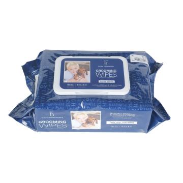 Lingettes nettoyantes pour animaux de compagnie Lingettes désodorisantes pour chiens