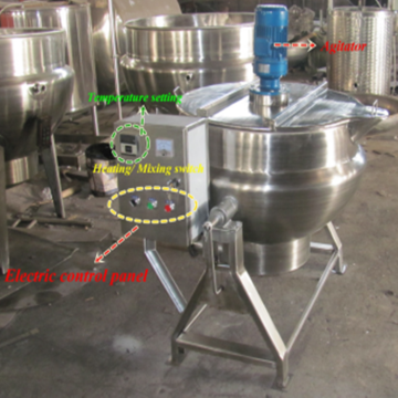 Stainless steel jacketed kettle