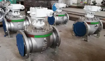Stainless Top entry trunnion ball Valve