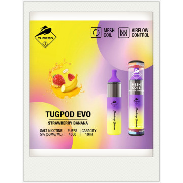 Tugboat Evo 4500 Puffs Disponível Kit POD