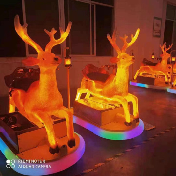 어린이를위한 동물 모양의 전기 범퍼 자동차 : Kidzone에 LED 조명이있는 재미있는 즐거움 타기