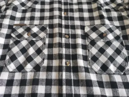 Men Causal Y/D Flannel Shirt