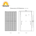 325W-340W MEIA CÉLULA QUADRO PRETO EM ESTOQUE DA UE