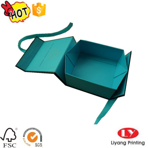 Fashion Folding Paper Jewelry Packaging With Magnet