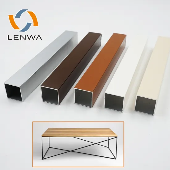 LENWA Aluminium Square Tube for Furniture - Extrusion Manufacturer