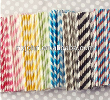 colorful paper straw/craft paper straws/colorful paper straws