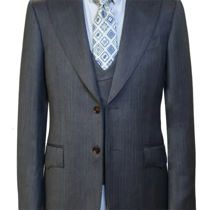 High End Italian Fabric Banker Suit Collection