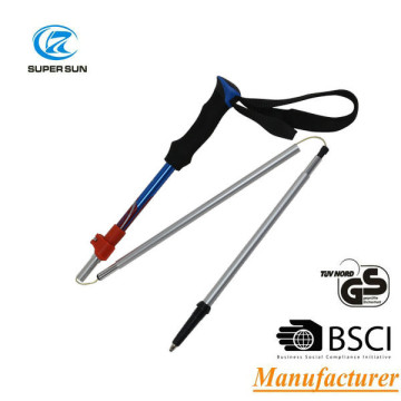 classic 5 section ultra light carbon folding trekking pole