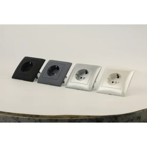 Interruptor EU 1-Gang 10A embutido embutido