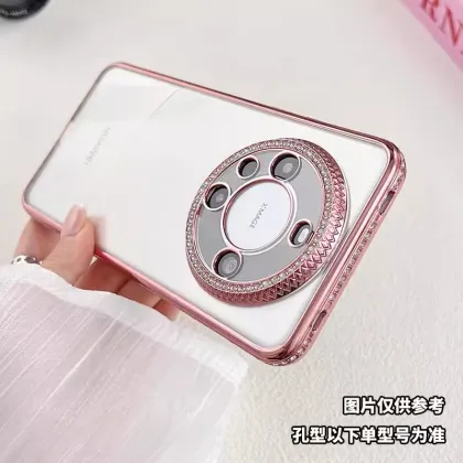 Huawei Mate 60Pro Rhinestone Electroplated Luxury Protective Case