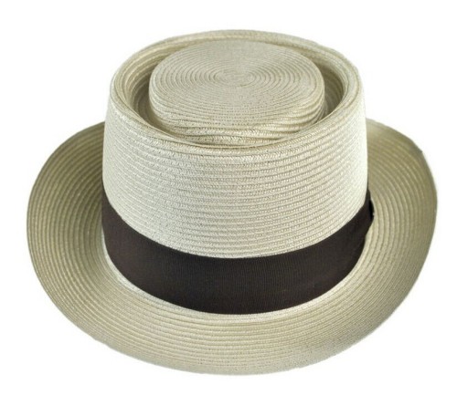 China factory brim rolled cheap men straw hats