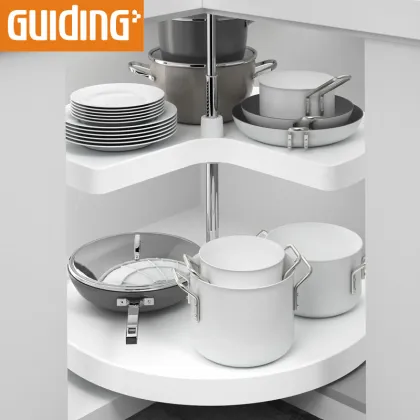 Lazy Susan Corner Pull-Out Rotating Tray