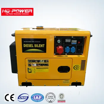 Huaquan brand harga 5.5kva silent diesel generator 3 phase