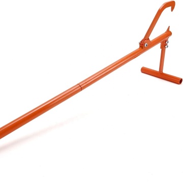 Grabber lungo rullo in legno in legno in acciaio