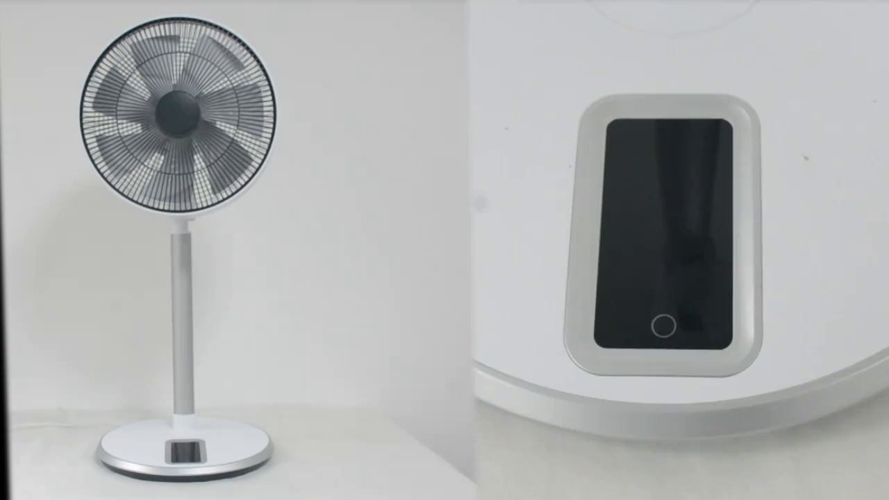 HONETIAN adjustable height remote control 12 speeds 4 modes 8 timer 7 blades 14 inches DC circulator custom colors stand fan