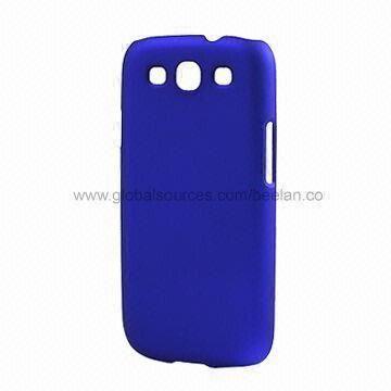 Hard Plastic Case for Samsung Galaxy S3/i9300, with Rubberized Coating