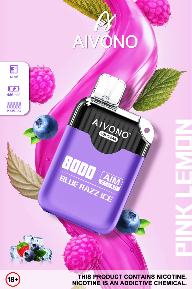 Aivono aivono rõ ràng 8000 puffs vape dùng một lần