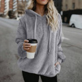 Womens Oversized Fuzzy Fleece Sweatshirts