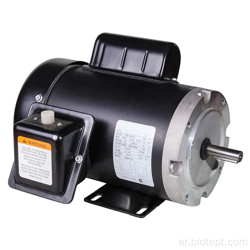 1/3hp مكثف ابدأ تشغيل إطار NEMA 56