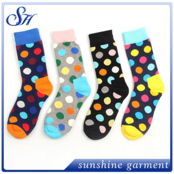 Wholesale alibaba fashion custom man dress socks dots happy socks