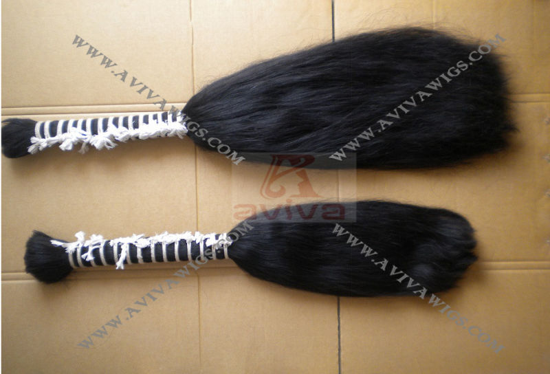 Double Drawn Human Hair Bulk (AV-H010)