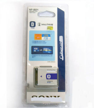 Brand New Original Sony NP-BD1 Camera D-Type Battery