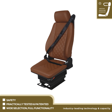 Assento com suspensão pneumática premium para veículos especiais