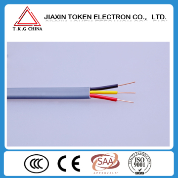 Electrical 2.5*3c PCV insulated flat cable wire