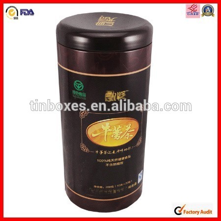 fabricação de boa qualidade latas de embalagem de lata de chá
