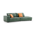 Living Room Modern genuine Leather sofa bed furniture