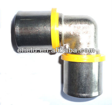 Euqual elbow Brass fittings for pipe(Press)