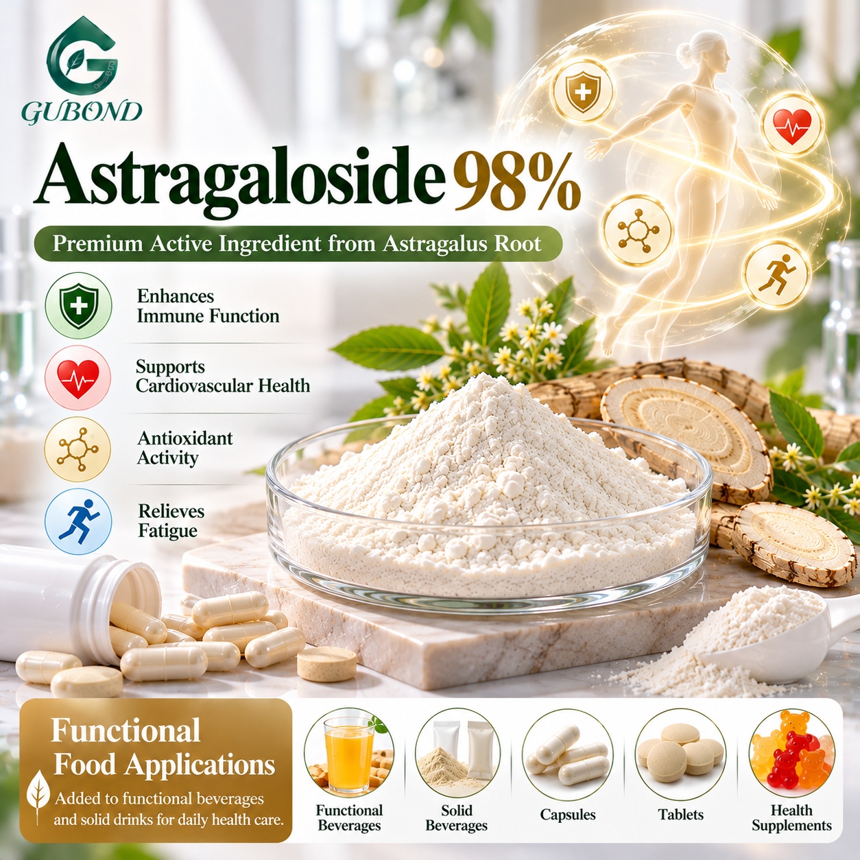 Astragaloside 98% (2)