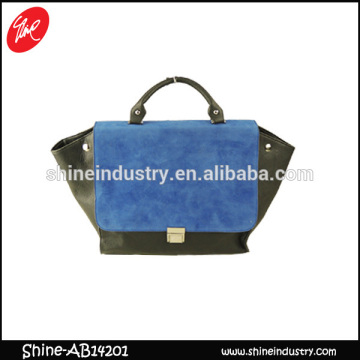 Suede women handbag/high quality suede handbag/elehant women handbag