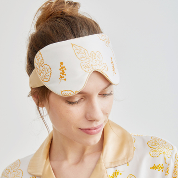 100% mulberry silk eye mask luxury custom reusable